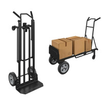 COSCO Steel 2-in-1 Hand Truck (800 lb Weight Capacity, Black, 2 positions), New in Box $299