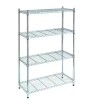 HDX Chrome 4-Tier Metal Wire Shelving Unit (36 in. W x 54 in. H x 14 in. D) New In Box $199