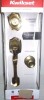 Kwikset Belleview Antique Brass Single Cylinder Door Handleset with Tylo Door Knob Featuring SmartKey Security New In Box $199 - 2