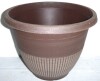 Southern Patio 12 in. Rene Bark Brush Plastic Planter New $79 - 2