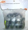 HDX 4 in. Industrial Casters with Bumper (4-Pack) New In Box $79 - 2