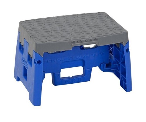 Cosco 1-Step Blue and Gray Molded Folding Step Stool New $79