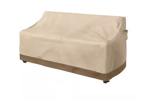 Pure Garden Beige Heavy-Duty Outdoor Couch Cover, H 36 in. x W 76 in. x D 33 in. / Pure Garden Offset Outdoor Umbrella Cover - Heavy-Duty Waterproof Protection Up to 11.5 Ft Round or 7.5 Ft Square New In Box Assorted $79