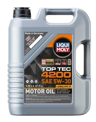 Liqui Moly Top Tec 4200 5W-30 Motor Oil, 5L New