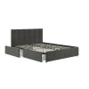 DHP Rose Tufted Upholstered Storage Bed Frame, Full, Gray Velvet, New in Box $699