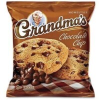 Grandma's Cookies - Single Serve, Chocolate Chip, 2.5 oz / Grandma's Cookies Oatmeal Raisin Flavored 2.5 oz / Assorted