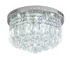 Sefinn Four Kathi 9-Light Chrome Chandelier with K9 Crystal New In Box $299