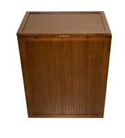 EccoStyle Bamboo Folding Laundry Hamper | Caramel New In Box $119