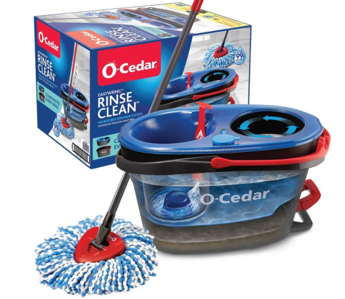 O-Cedar EasyWring RinseClean Spin Mop & Bucket System New In Box $79