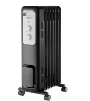 Pelonis 1,500-Watt Oil-Filled Radiant Electric Space Heater with Thermostat On Working $109