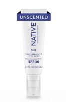 Native Mineral Face Lotion - Unscented - SPF 30 - 1.7 fl oz / Native Mineral Sunscreen - Unscented - SPF 30 - 5 fl oz New Assorted