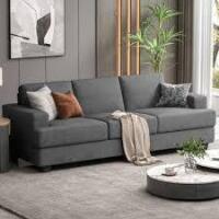 Heros 84.3" MINIMORE Modern Style Sopia Sofa New in Box Factory Sealed $1299