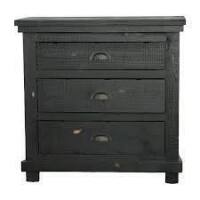 Progressive Furniture Willow Collection 32"L X 17"D X 31"H. Finish: Distressed Black. New In Box $499