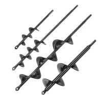 Vevor Auger Drill Bits for Planting Set of 4 Garden Auger Drill Bit Spiral Drill Bit for Post Hole Digger Bulbs New In Box $79