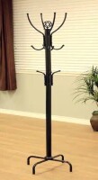 Homecraft Furniture Black 8-Hook Coat Rack $99