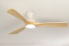 Wrought Studio White with Oak Blades Karlena 52'' Ceiling Fan with LED Lights New In Box $309