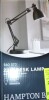 Hampton Bay 22.00 in. Black Adjustable Arm Desk Lamp with Metal Shade New In Box $79 - 2