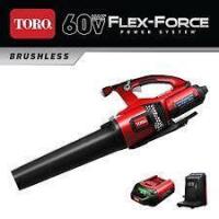 Toro Flex Force 60-Volt Max Brushless and Cordless Leaf Blower with 4.0-Ah Battery and Charger 51822 New in Box $599