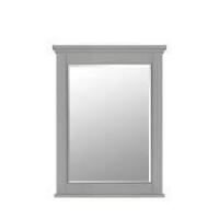 Home Decorators Collection Fremont 24 in. W x 30 in. H Rectangular Wood Framed Wall Mirror Cabinet in Gray New in Box $299