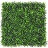 E-Joy Milan 20” x 20” Artificial Boxwood Hedge Leaves Grass Wall Panels (Set of 12) New in Box $199