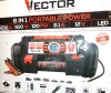 Vector 1200 Peak Amp Automotive Jump Starter, Portable Power - 10W USB Port, 500W Inverter, 120 PSI Air Compressor New In Box $219 - 2