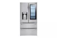 LG 27.8 Cu. Ft. 4-Door French Door Smart Refrigerator with InstaView - Stainless Steel. Model:LMXS28596S.New $3999