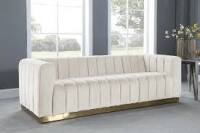 Willo Arlo Interiors Tyneside 86.5'' Velvet Sofa New $3299