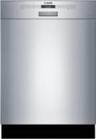 Bosch® 300 Series 24" Stainless Steel Front Control Built In Dishwasher New $999