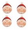 National Tree Company HGTV Home Collection 4 Santa Plates, New In Box $99