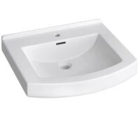 PROFLO Otter Creek 20" Rectangular Vitreous China Pedestal Bathroom Sink with Overflow and 1 Faucet Hole New In Box $399