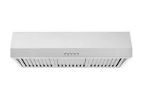 Vissani Sarela 30 in. W x 7 in. H 500CFM Convertible Under Cabinet Range Hood in Stainless Steel with LED Lights and Filter New Shelf Pull $299