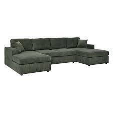 Latitude Run Loette 3 - Piece Corduroy Sectional New $1299