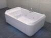 WOODBRIDGE Whirlpool & Air Bubble Bathtub One person Hot Tub, BTS0091/B0091. Dimensions - 70 7/8"L X 47 1/4"W X 27 1/2"H. New Floor Model $8799