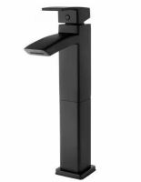 Pfister Kenzo Single-Handle Vessel Bathroom Faucet in Matte Black $450