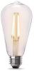 Feit Electric LED Light Bulb (36873) 11 watt - 120 volt - G40 - Medium Screw (E26) Base - 2,700K - Warm White - Clear - Enhance - Dimmable / Feit Electric 60-Watt Equivalent ST19 Dimmable Straight Filament Clear Glass E26 Vintage Edison LED Light Bulb, So - 2