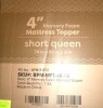 Best Mattress Store Mellow 4 Inch Memory Foam Mattress Topper with Cover, Calming Green Tea Infusion, Short Queen New In Box $229 - 2