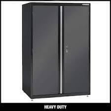 Husky Ready-to-Assemble 24-Gauge Steel Freestanding Garage Cabinet in Black (36.6 in. W x 72 in. H x 18.3 in. D) New in Box $499