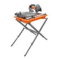 RIDGID 9 Amp Corded 7 in. Wet Tile Saw with Stand New in Box $499