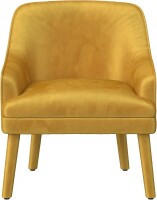 Mr. Kate Effie Upholstered Accent Chair, Mustard Velvet, New in Box $399