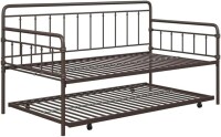 DHP Winston Metal Trundle, Twin Size Bed Frame, Bronze Daybed, New in Box $399