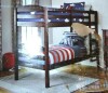 Better Homes & Gardens Leighton Solid Wood Twin-over-Twin Convertible Bunk Bed, Mocha, New in Box $299 - 2