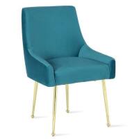 Novogratz Huxley Blue Upholstered Chair, New in Box $499