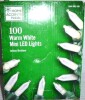 Home Accents Holiday 100 Count Warm White Mini LED Lights New In Box $29 - 2