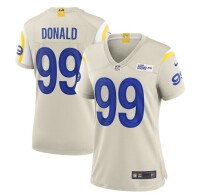 Nike NFL Women's Aaron Donald Bone Los Angeles Rams Player Game Jersey New with Tags Size Medium Prepriced $130