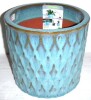 Southern Patio Ariel Medium 9.5 in. x 8.66 in. 7 qt. Blue Ceramic Indoor Pot New $79 - 2