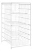 Everbilt 34.76 in. H x 17.13 in. W White Steel 4-Drawer Close Mesh Wire Basket New In Box $199