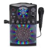 Singing Machine Portable Karaoke Machine for Adults & Kids with Wired Microphone - Built-In Speaker, Bluetooth with LED Disco Lights - Karaoke System with CD+G Player & USB Connectivity - Black / White On Working Assorted $199