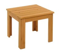 Karl Home Wood Outdoor Side Table New In Box $99