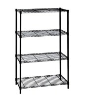 HDX 4-Tier Steel Wire Shelving Unit in Black (36 in. W x 54 in. H x 14 in. D) $199