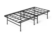 Zinus SmartBase Super Heavy Duty Black Twin Metal Bed Frame New In Box $239